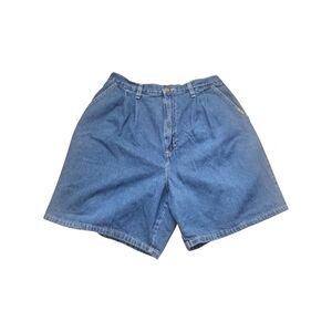 Vintage 80's Vivaldi Denim High Waist Missy Skipper Walk Shorts 32" Waist